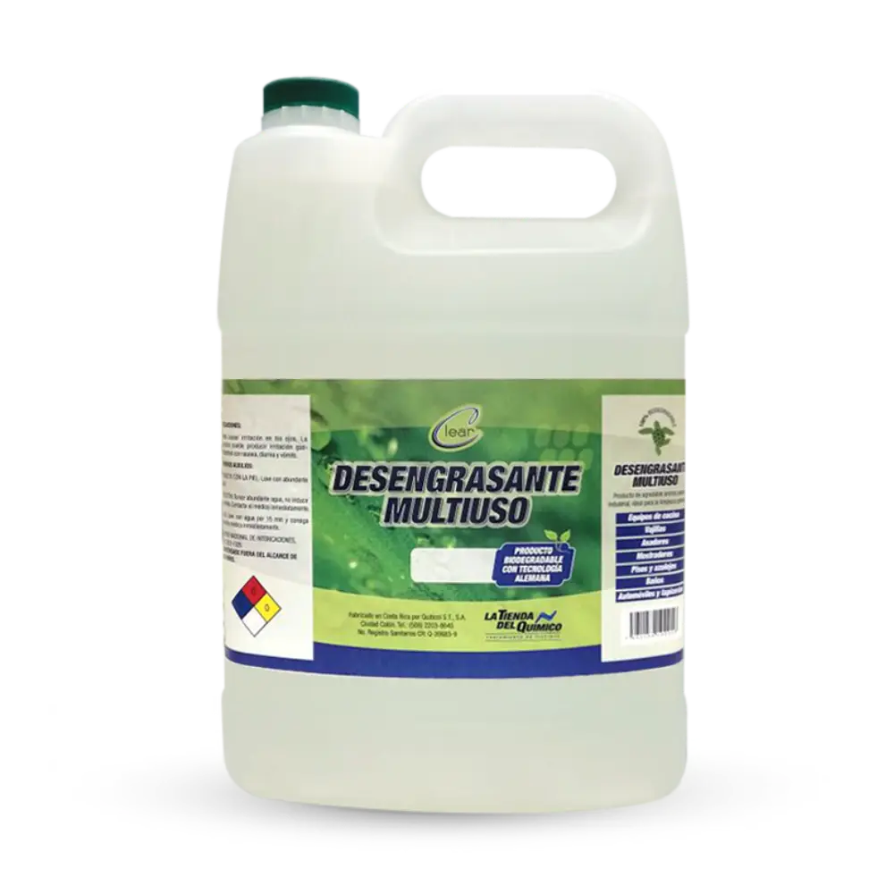 Desengrasante multiusos biodegradable para una limpieza efectiva y respetuosa con el medio ambiente en el hogar
